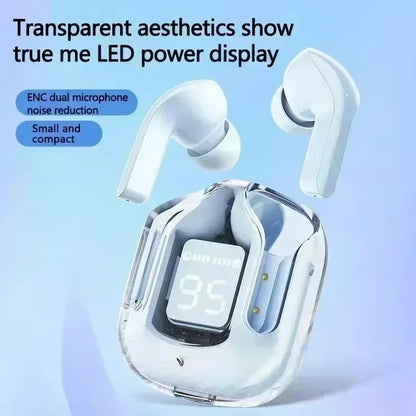 TWS LED 150Mah Power Digital Display Headset Wireless Headphones Power Digital Display Stereo Sound Earphones for Smartphones